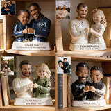 Eternal Bond - Personalized Father Custom Shaped Acrylic Plaque