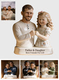 Eternal Bond - Personalized Father Custom Shaped Acrylic Plaque