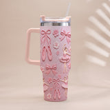 Lover Ballet - Personalized Ballet Tumbler With Handle