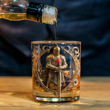 Knight Of God - Personalized Christian Whiskey Glass