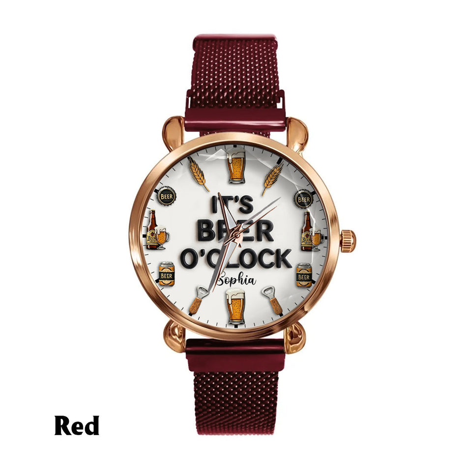 It's Beer Time - Personalized Beer Hand Watch