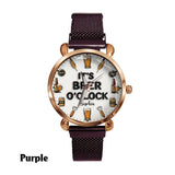 It's Beer Time - Personalized Beer Women Hand Watch