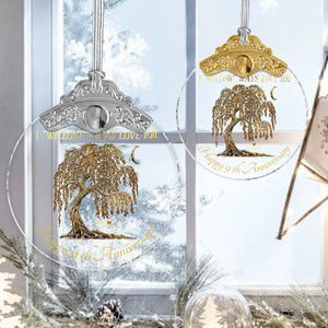 I Willow Ways Love You, Anniversary Gift For Him/ Her - Personalized Couple Vintage Ornament