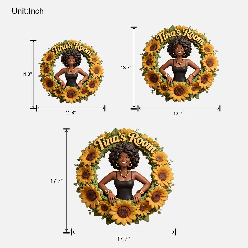 Custom Any Photo Birth Flower - Personalized Self Love Custom Shaped Wood Sign