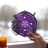 Mystical Witch - Personalized Witch Window Hanging Suncatcher Ornament