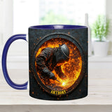 Gift For Welder Man - Personalized Welder Accent Mug