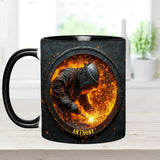 Gift For Welder Man - Personalized Welder Accent Mug