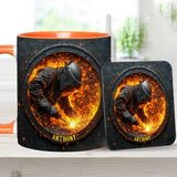 Gift For Welder Man - Personalized Welder Accent Mug