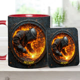 Gift For Welder Man - Personalized Welder Accent Mug