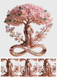 Love Between Mother & Daughter Is Forever - Personalized Mother Custom Shaped Acrylic Plaque