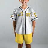 Cool Construction Vehicles - Personalized Kid Jersey Shirt & Shorts