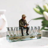 Custom Any Photo - Personalized Fishing Custom Shaped Acrylic Plaque