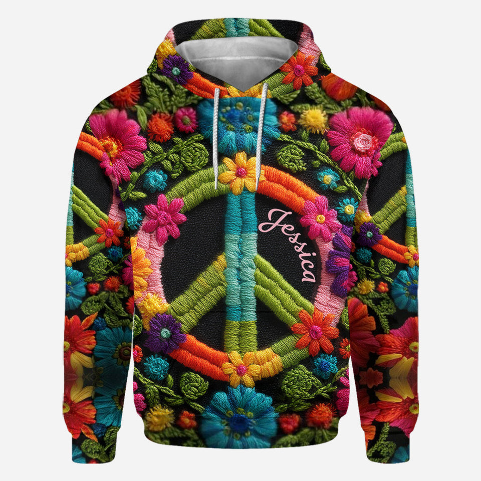 Hippie Soul - Personalized Hippie All Over Shirt