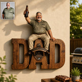 One More Beer - Personalized Father Wall Bottle Opener