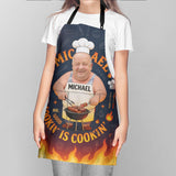 Grilling Dad, Dad Loves Cooking - Personalized Father Apron