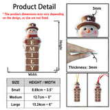 Merry Christmas - Personalized Family Ornament