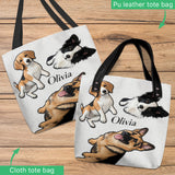 Furry Friends Tote - Personalized Dog Tote Bag