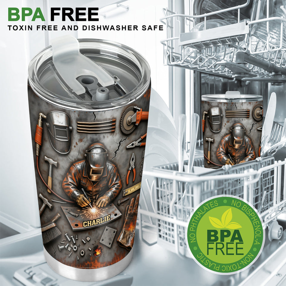 Strong Welder - Personalized Welder Tumbler