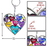 Grandma's Mom's Sweethearts - Personalized Grandma Keychain