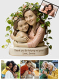 Custom From Any Photo - Personalized Gardening Custom Shape Acrylic Flower Vase