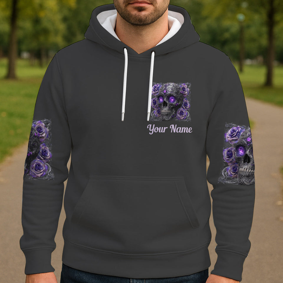 Sparkle Skull - Personalized Skull All Over Shirt