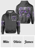 Sparkle Skull - Personalized Skull All Over Shirt