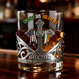 Irish By Blood - Personalized Irish Whiskey Glass