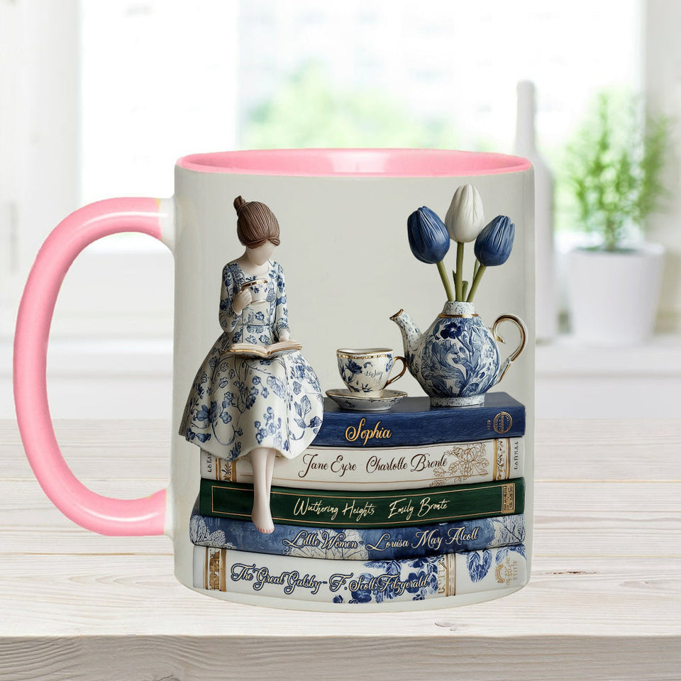 Love Books - Personalized Book Accent Mug