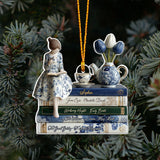 Love Books - Personalized Book Ornament