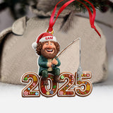 Fishing Mascot Gift - Personalized Fishing Ornament