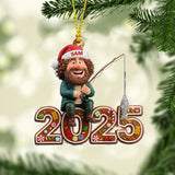Fishing Mascot Gift - Personalized Fishing Ornament