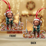 Fishing Mascot Gift - Personalized Fishing Ornament