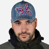 Beautiful Butterly - Personalized Butterfly Classic Cap