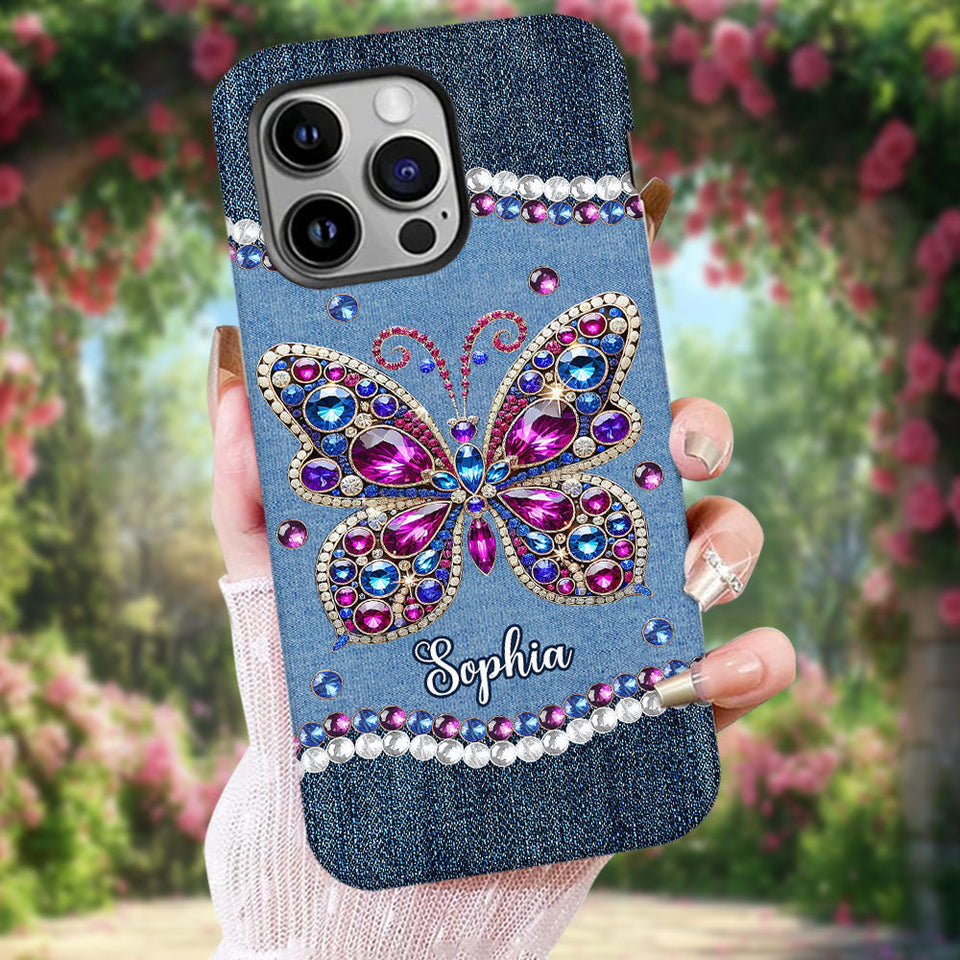 Beautiful Butterly - Personalized Butterfly Full Print Phone Case