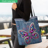 Beautiful Butterfly - Personalized Butterfly Tote Bag