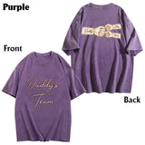Daddy's Team Fist Bump - Personalized Father Wash T-shirt