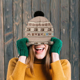 Sewing Machine & Thread Spool - Personalized Sewing Beanie Hat