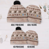 Sewing Machine & Thread Spool - Personalized Sewing Beanie Hat
