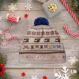 Sewing Machine & Thread Spool - Personalized Sewing Beanie Hat