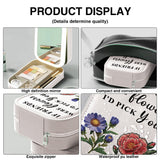 Bestie Birthflower - Personalized Bestie Jewelry Box With LED Mirror
