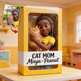 I Love Cats - Personalized Cat Custom Shaped Acrylic Plaque