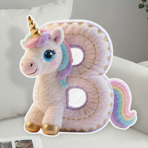 Perfect Gift For Kids - Personalized Kid Faux Fur Shaped Pillow