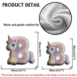 Perfect Gift For Kids - Personalized Kid Faux Fur Shaped Pillow