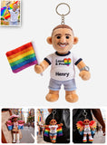 Custom Any Photo Love Is Love - Personalized LGBT Support Plush Keychain