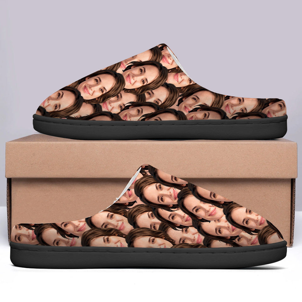Custom Photo Slippers - gift for dog lover, cat lover, anyone - Personalized Slippers
