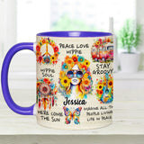 Hippie Soul - Personalized Hippie Accent Mug