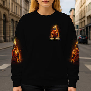 My Give A F Is Broken - Personalized Skull All Over Shirt
