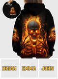 My Give A F Is Broken - Personalized Skull All Over Shirt