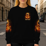 My Give A F Is Broken - Personalized Skull All Over Shirt