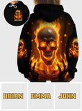 My Give A F Is Broken - Personalized Skull All Over Shirt